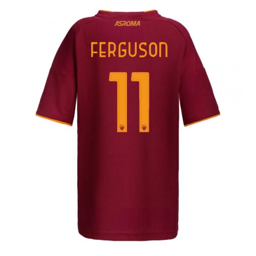 Maglia Calcio AS Roma Evan Ferguson #11 Prima Divisa Donna 2025-26 Manica Corta